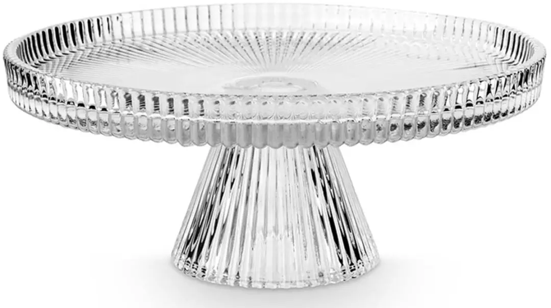Taartplateau vtwonen Glass Clear Small 19,7 x 8,3 cm