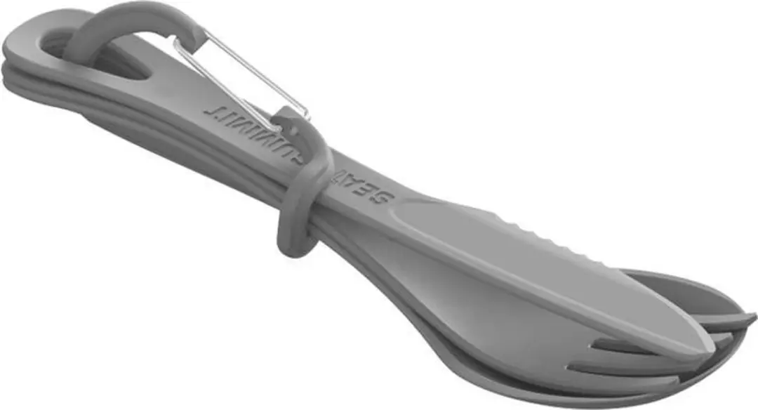 Sea to Summit Camp Cutlery Lepel & Vork - 1 Stuk - Grijs