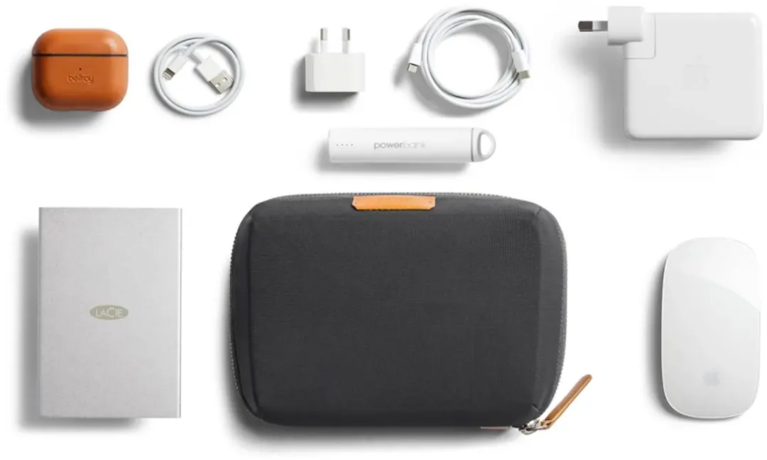 Bellroy Tech Kit Compact Opbergetui - 1200ml - Zwart - afbeelding 2 van 6