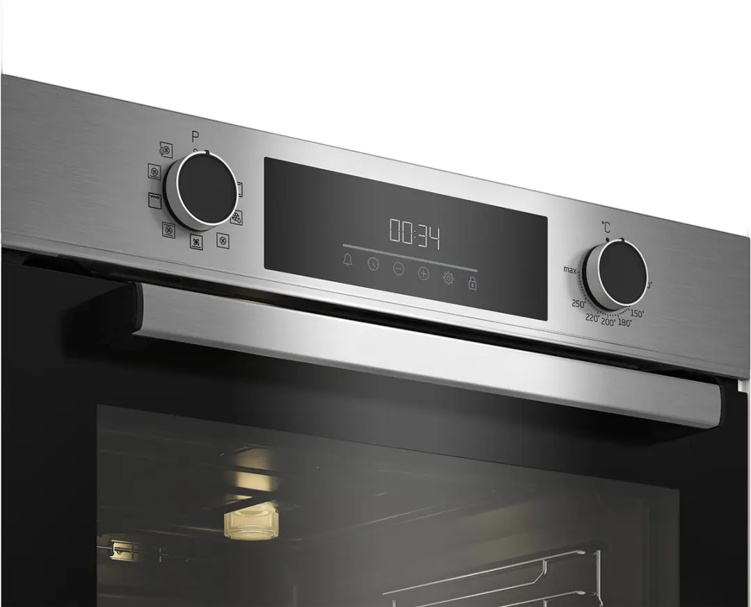 Beko bPRO 500 BBIM12300XDSE Inbouwoven 72L - 3100W - Zwart/Roestvrijstaal - afbeelding 5 van 6