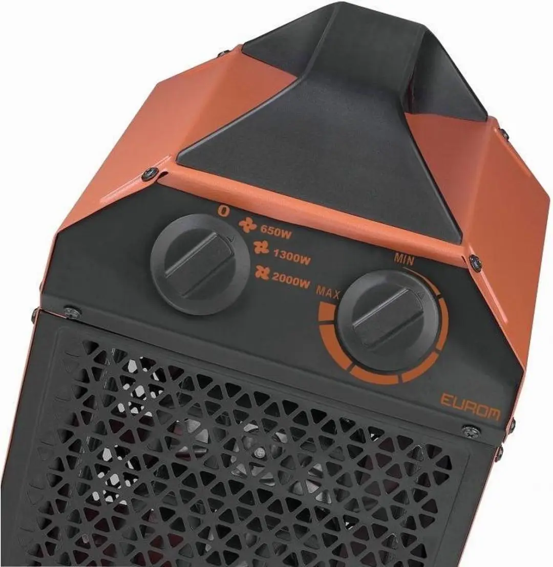 Eurom EK Delta 2000 Ventilatorkachel 2000W - Oranje/Zwart
