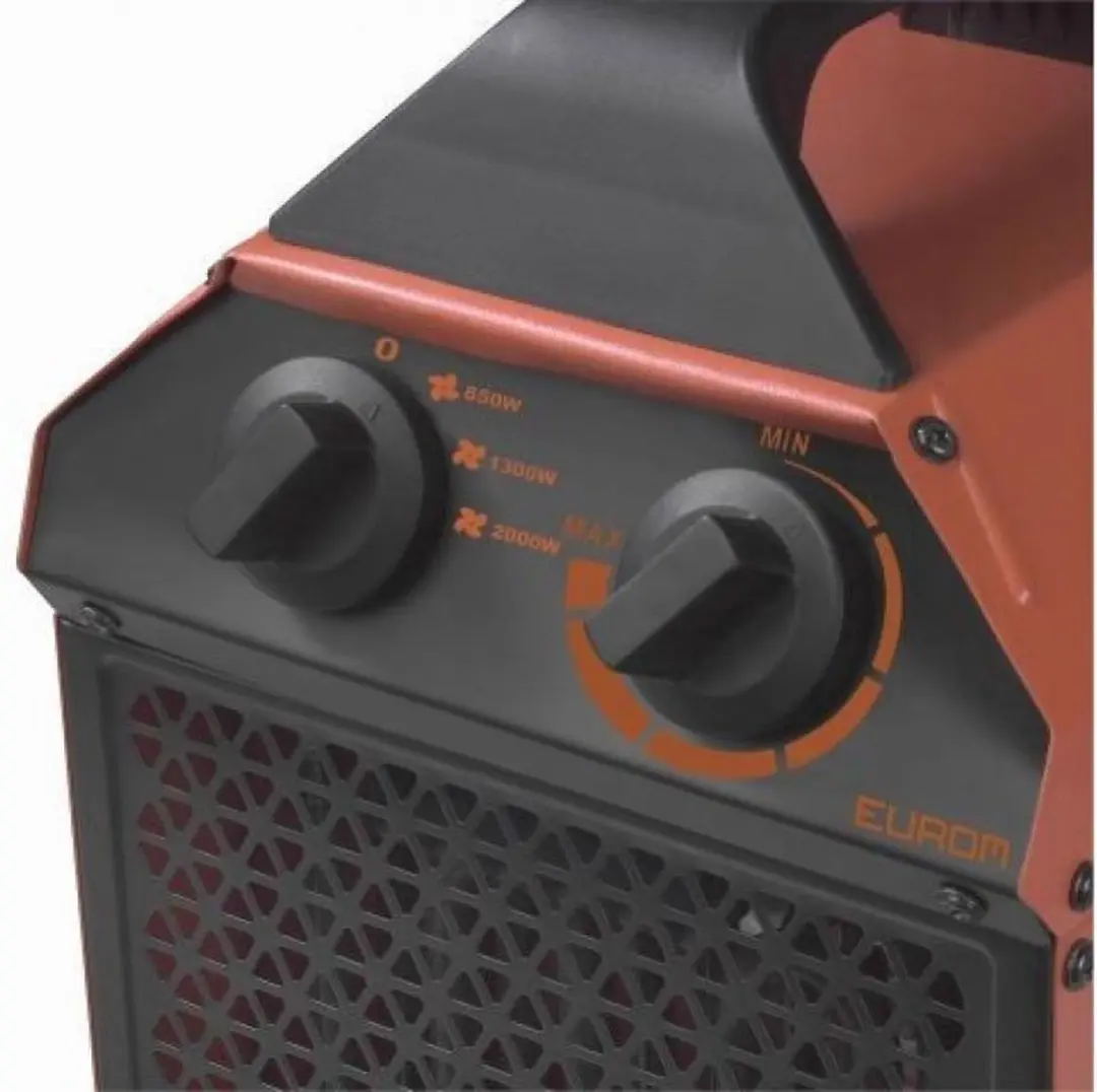 Eurom EK Delta 2000 Ventilatorkachel 2000W - Oranje/Zwart