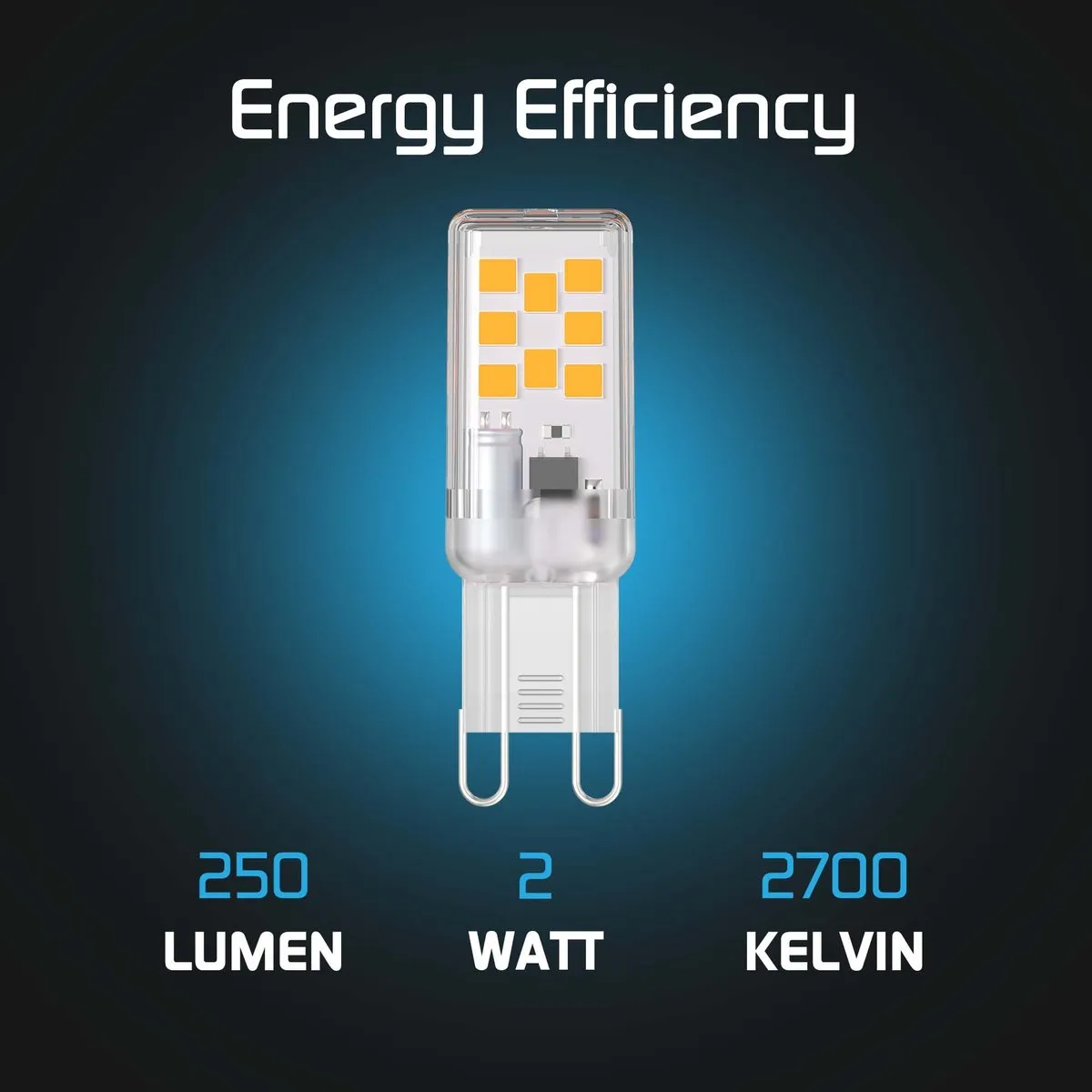 LEDVION G9 LED Lamp 2,2W 2700K 250 Lumen