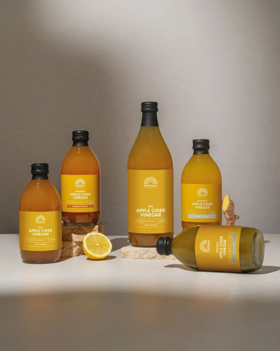 Mattisson Biologische Appelazijn 1000ml - Puur & Vegan
