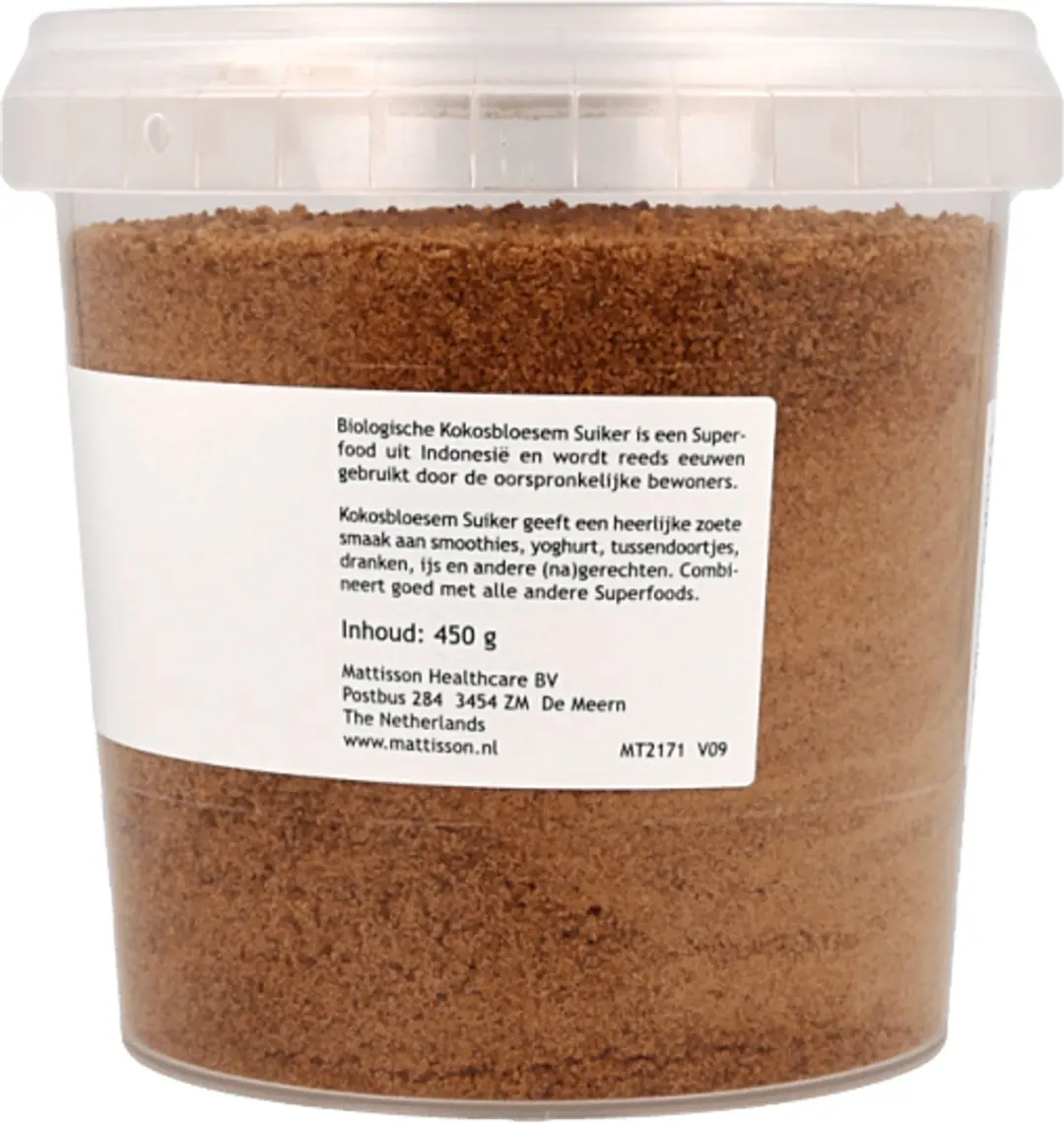 Mattisson Biologische Kokosbloesem Suiker 450g