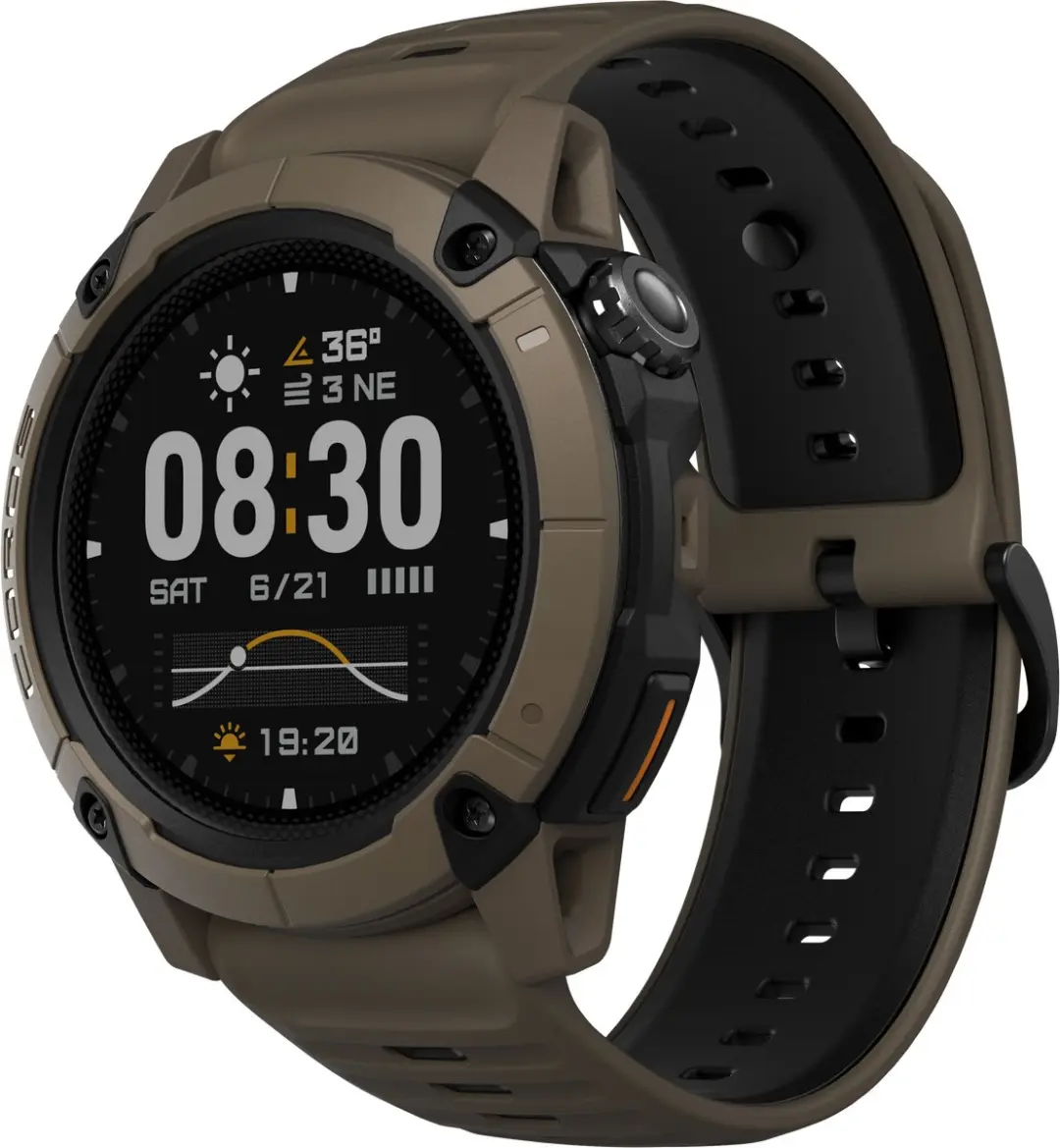 Coros Nomad Adventure Horloge 48mm - Bruin - afbeelding 5 van 5