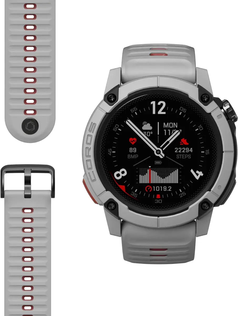 Coros Nomad Adventure Watch 46mm - Ash Grijs - afbeelding 4 van 6