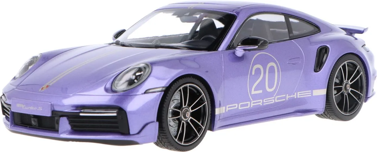 Porsche 911 Turbo S Sport Design Package 1:18 - Minichamps - Groen