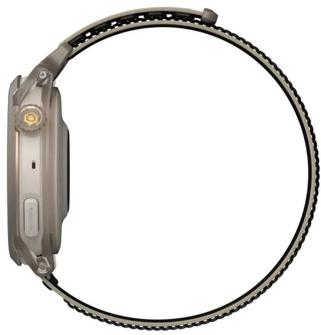 Coros Pace 4 Jakob Edition - 43mm - Nylon - Goud/Zwart - afbeelding 4 van 4