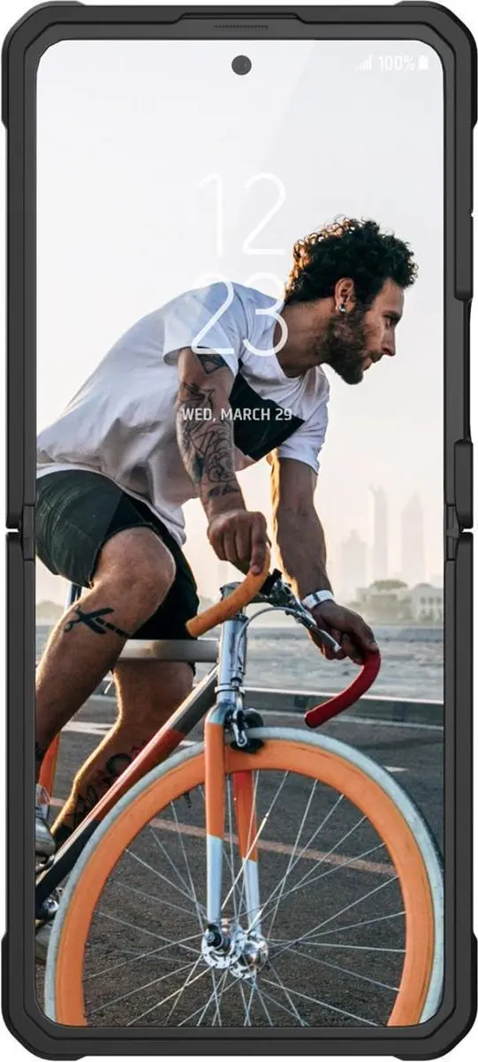 Urban Armor Gear Civilian Hoes Zwart - Samsung Galaxy Z Flip3 - afbeelding 4 van 6