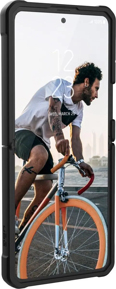 Urban Armor Gear Civilian Hoes Zwart - Samsung Galaxy Z Flip3 - afbeelding 3 van 6