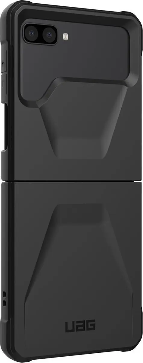 Urban Armor Gear Civilian Hoes Zwart - Samsung Galaxy Z Flip3 - afbeelding 2 van 6