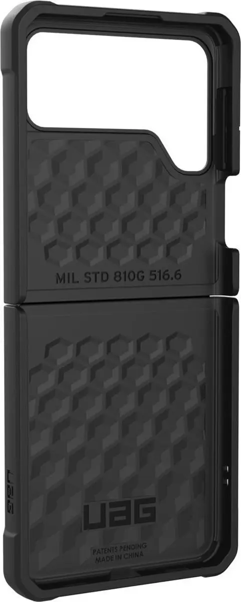Urban Armor Gear Civilian Hoes Zwart - Samsung Galaxy Z Flip3 - afbeelding 6 van 6