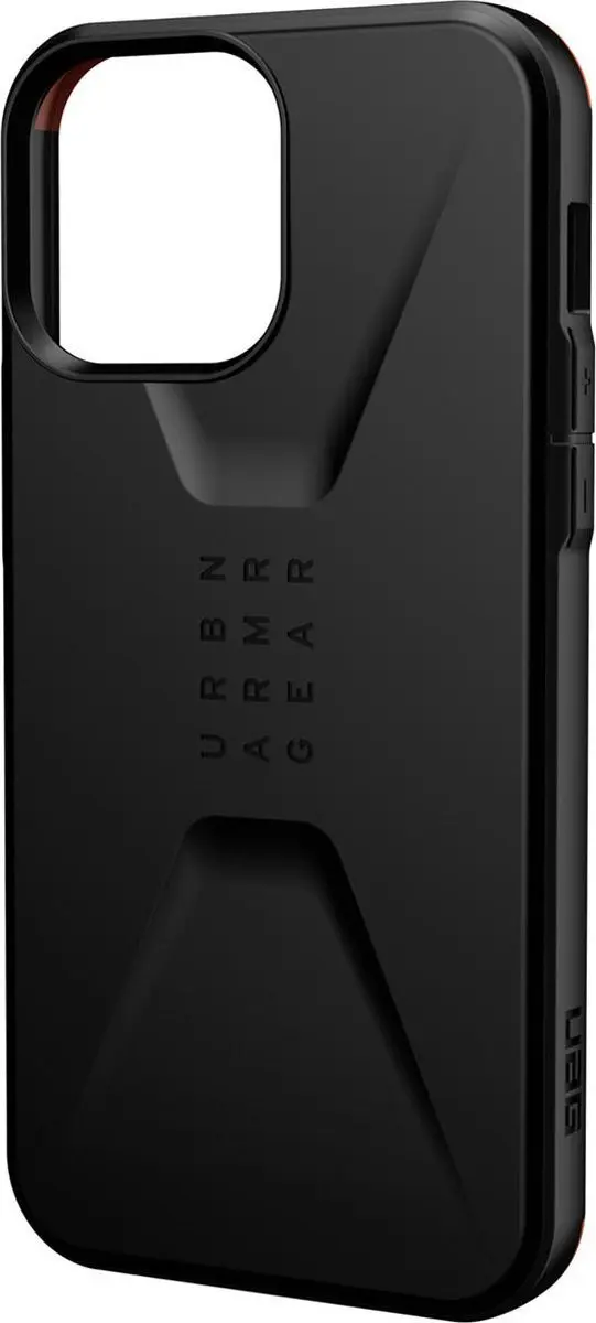 Urban Armor Gear Civilian Series iPhone 13 Pro Max Hoesje - Zwart - afbeelding 3 van 6