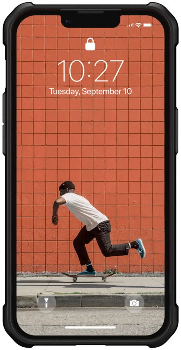 Urban Armor Gear Metropolis LT iPhone 13 Hoes - Kevlar - Groen - afbeelding 3 van 6