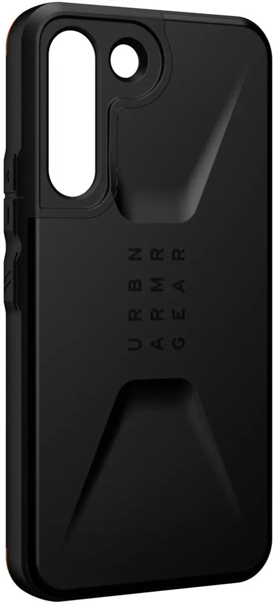 Urban Armor Gear Civilian Samsung Galaxy S22 Hoesje - Zwart - afbeelding 2 van 6