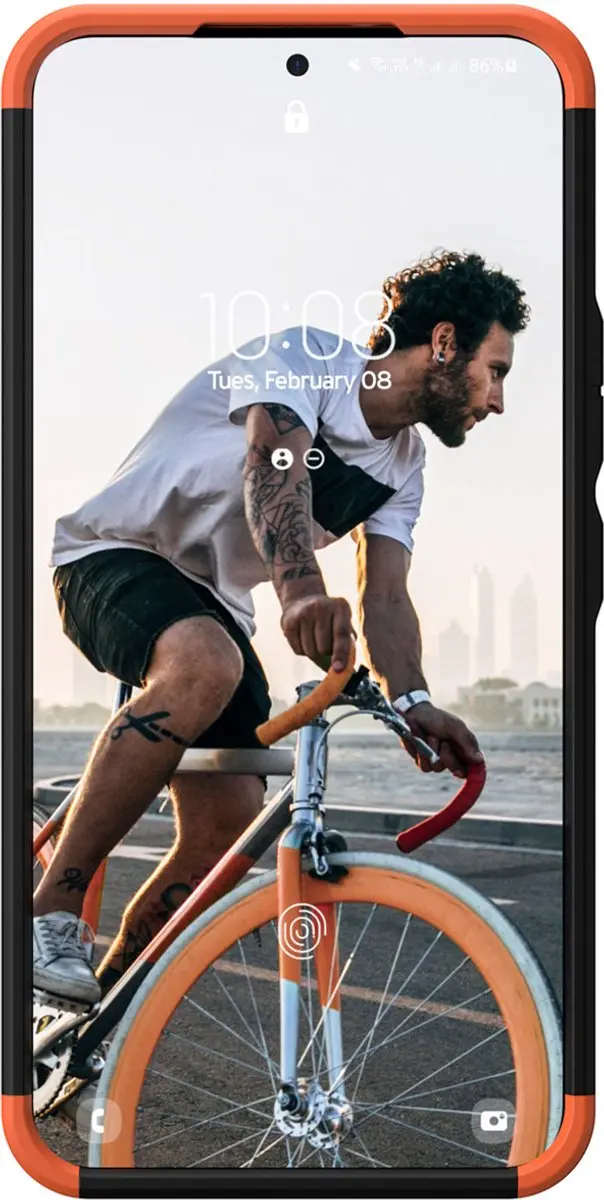 Urban Armor Gear Civilian Samsung Galaxy S22 Hoesje - Zwart - afbeelding 4 van 6