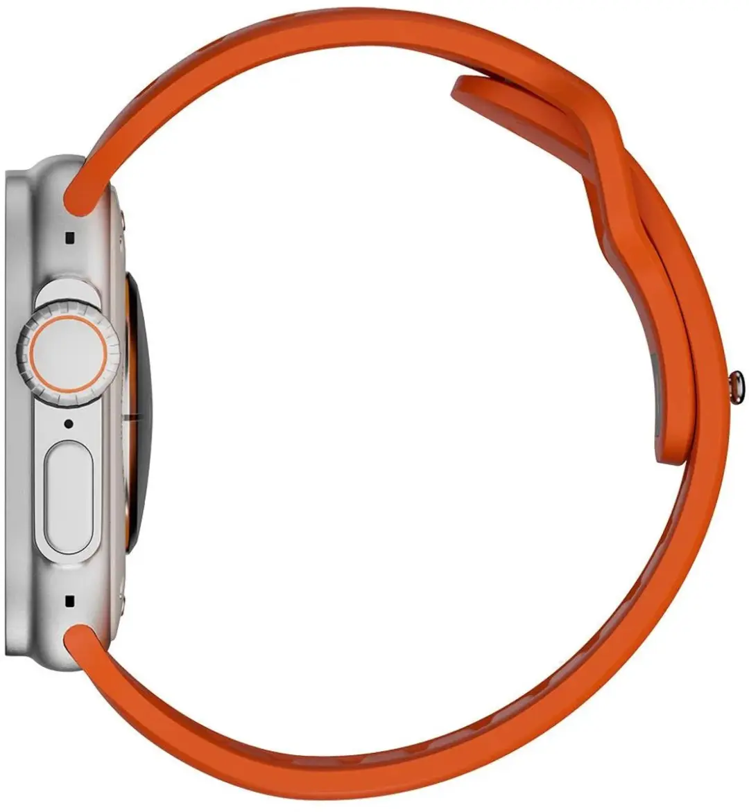 KeyBudz Journey FKM Horlogeband - 44/49mm - Oranje - afbeelding 2 van 6
