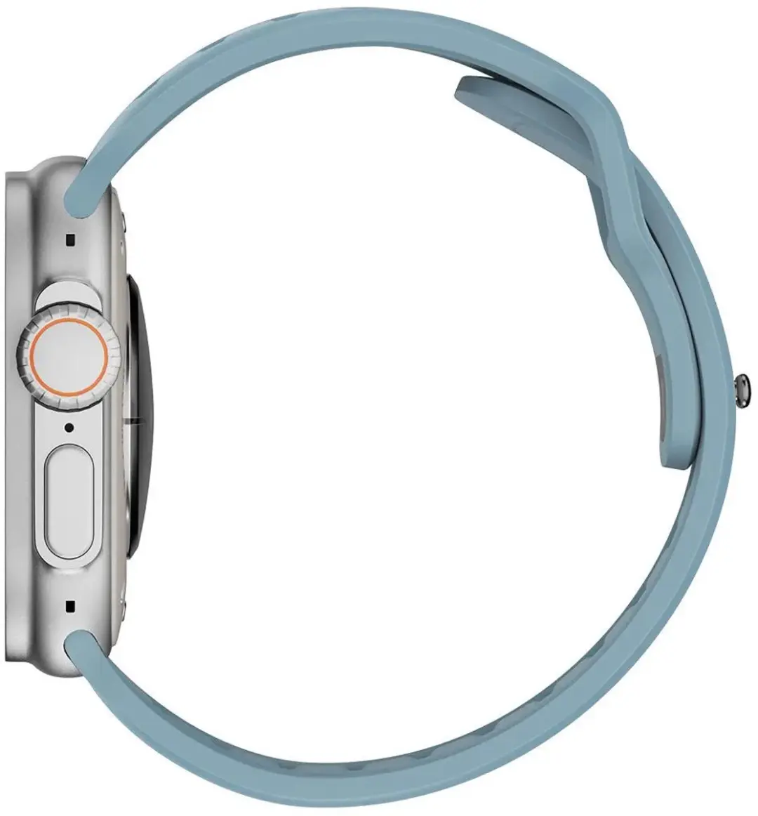 KeyBudz Journey FKM Horlogeband Apple Watch 44-49mm - Blauw - afbeelding 3 van 5