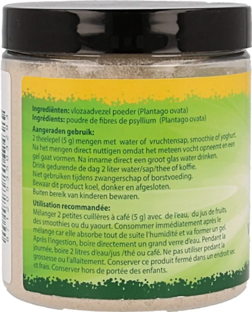 Jacob Hooy Vlozaadvezels Raw Food 140g