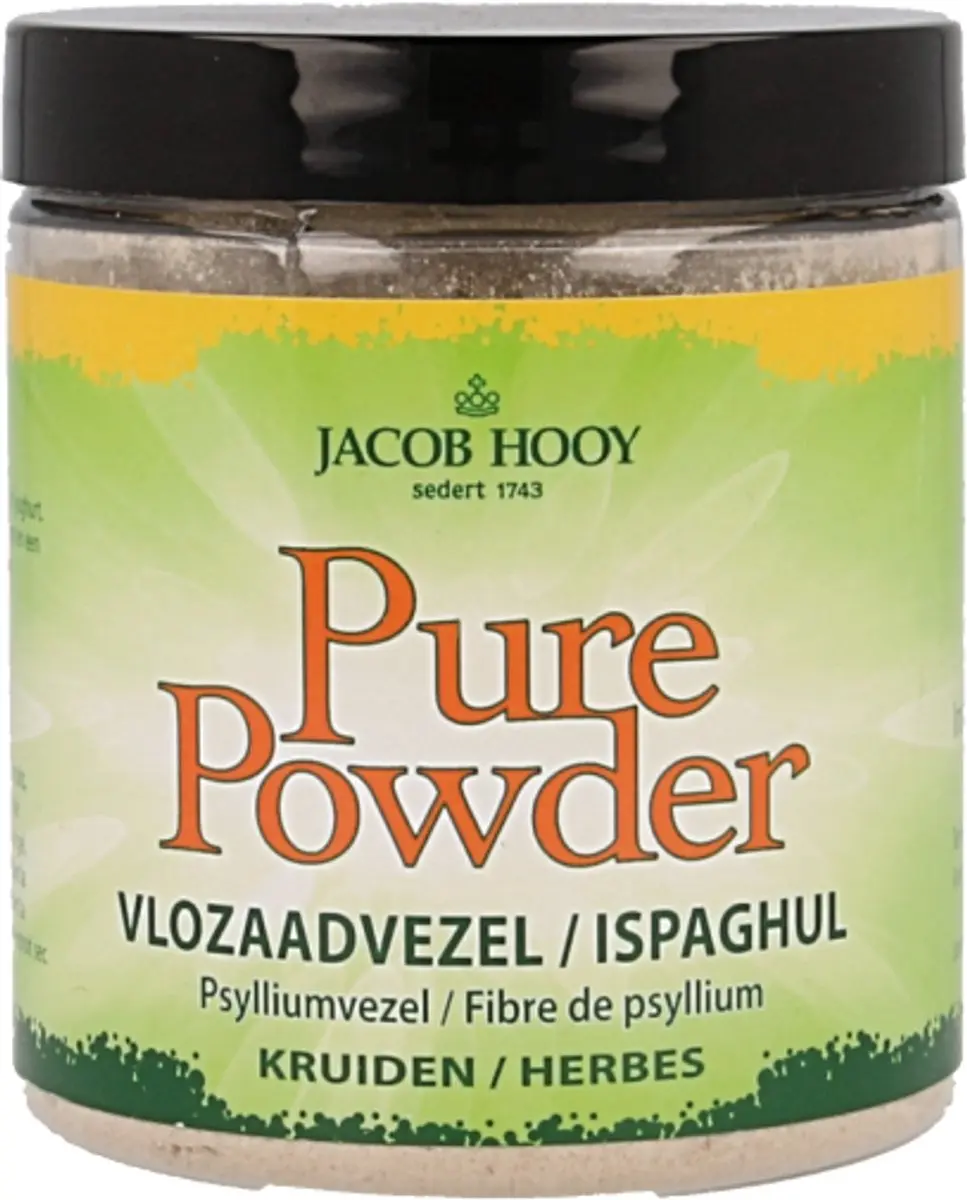 Jacob Hooy Vlozaadvezels Raw Food 140g