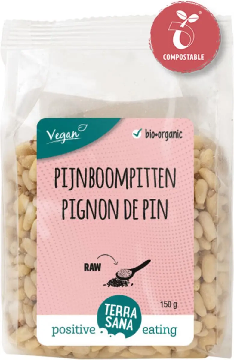 Terrasana RAW Pijnboompitten Bio 150g