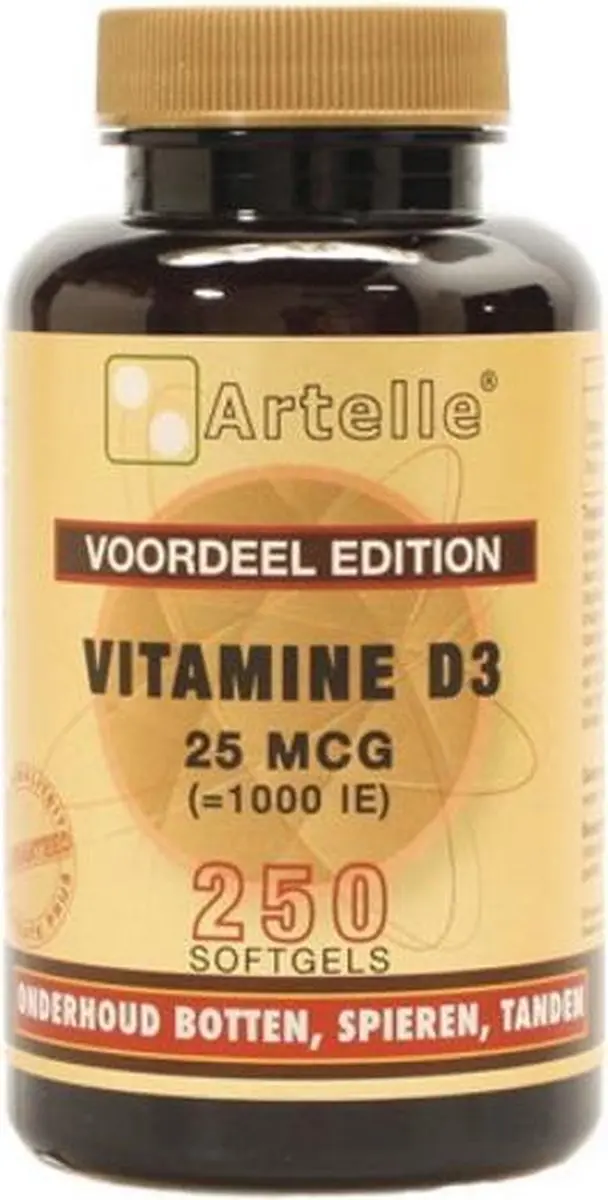 Artelle Vitamine D3 25mcg Softgels
