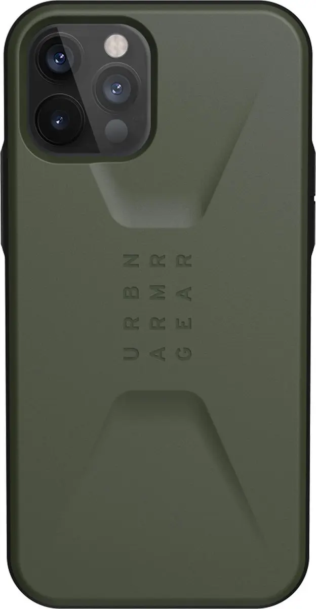 Urban Armor Gear Civilian Apple iPhone 12 Pro Max Hoesje Olive