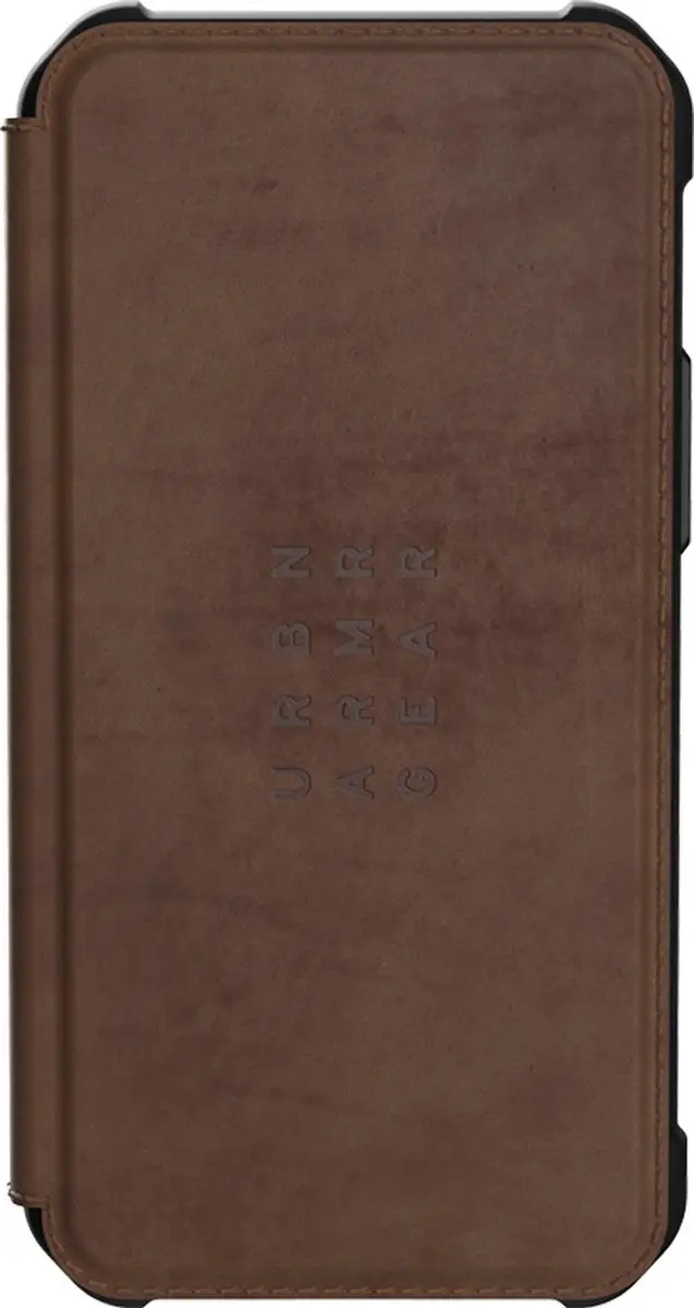 Urban Armor Gear iPhone 12 Mini Book Case Leer Bruin - 812451036572 - afbeelding 3 van 6