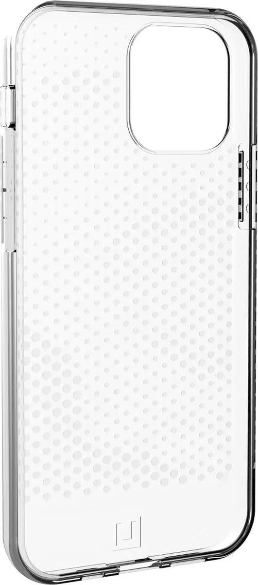 Urban Armor Gear UAG -U- Lucent Ice iPhone 12/12 Pro Hoesje - Zilver - afbeelding 6 van 6