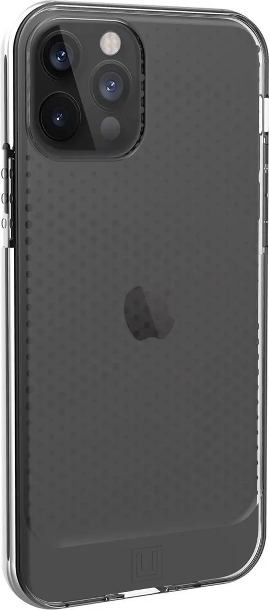 Urban Armor Gear UAG -U- Lucent Ice iPhone 12/12 Pro Hoesje - Zilver - afbeelding 4 van 6