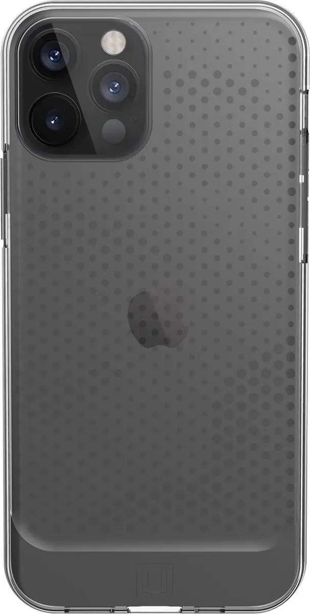 Urban Armor Gear UAG -U- Lucent Ice iPhone 12/12 Pro Hoesje - Zilver - afbeelding 3 van 6