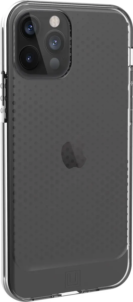 Urban Armor Gear UAG -U- Lucent Ice iPhone 12/12 Pro Hoesje - Zilver - afbeelding 2 van 6