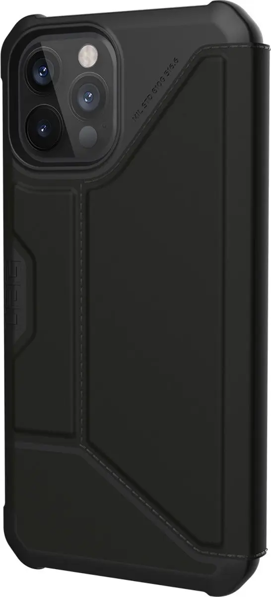 Urban Armor Gear Metropolis Hoesje iPhone 12 Pro Max - Grijs/Zwart - afbeelding 6 van 6