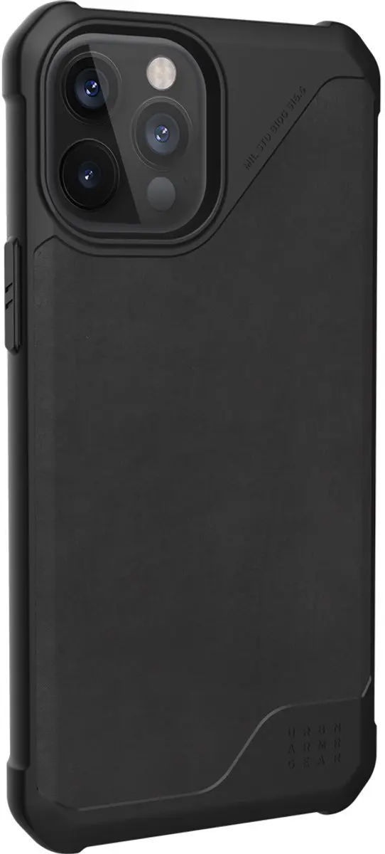 Urban Armor Gear Metropolis LT iPhone 12 Pro Max Hoesje - mpn-812451037364 - Zwart - afbeelding 2 van 6