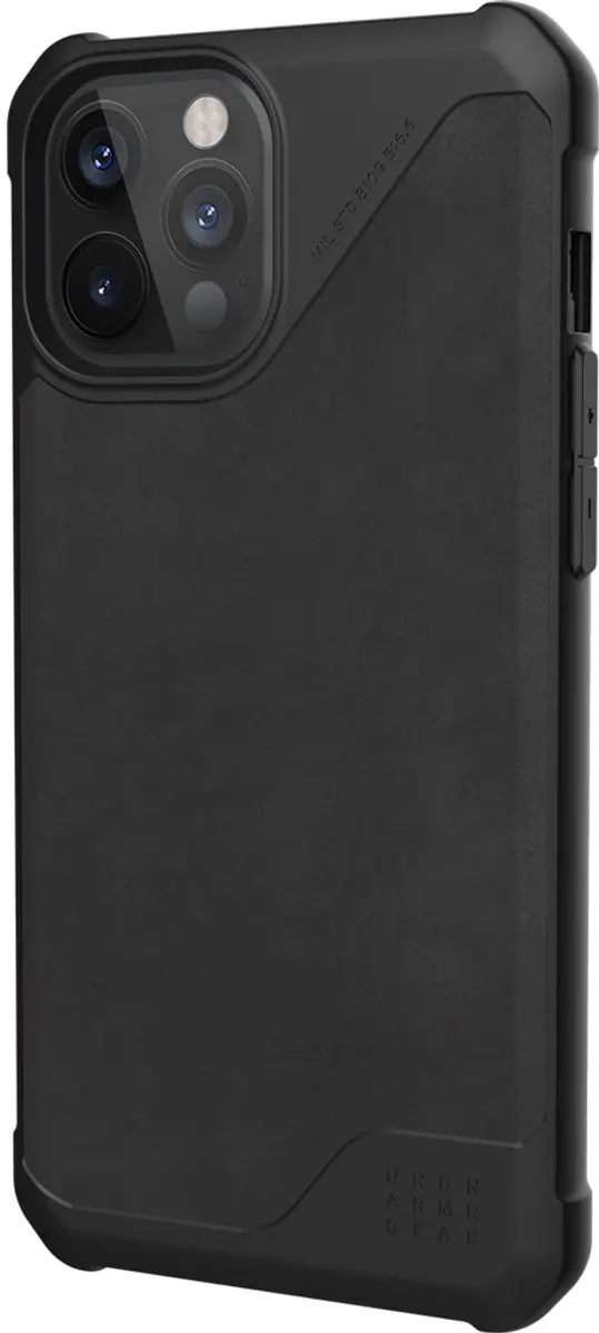 Urban Armor Gear Metropolis LT iPhone 12 Pro Max Hoesje - mpn-812451037364 - Zwart - afbeelding 3 van 6
