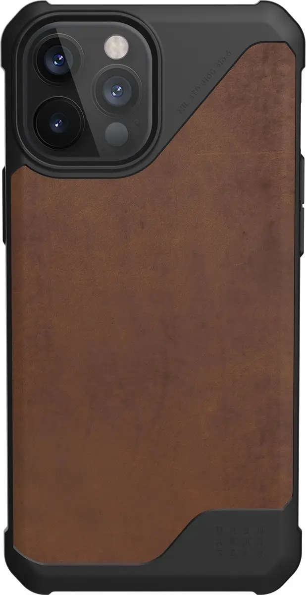 Urban Armor Gear Metropolis iPhone 12 Pro Max Hoesje - Bruin - afbeelding 3 van 6