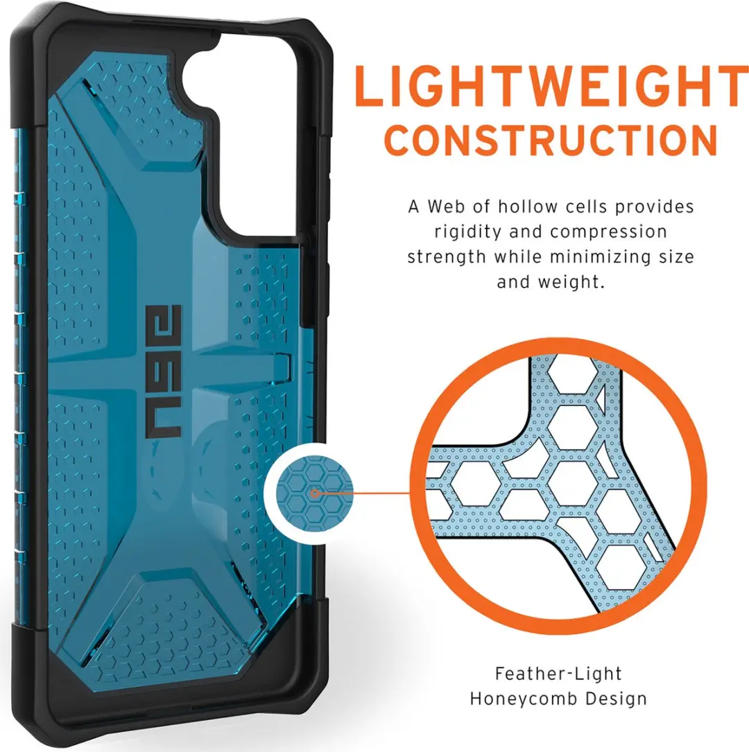 Urban Armor Gear Plasma Samsung Galaxy S21 Plus Hoesje - Blauw - afbeelding 4 van 6