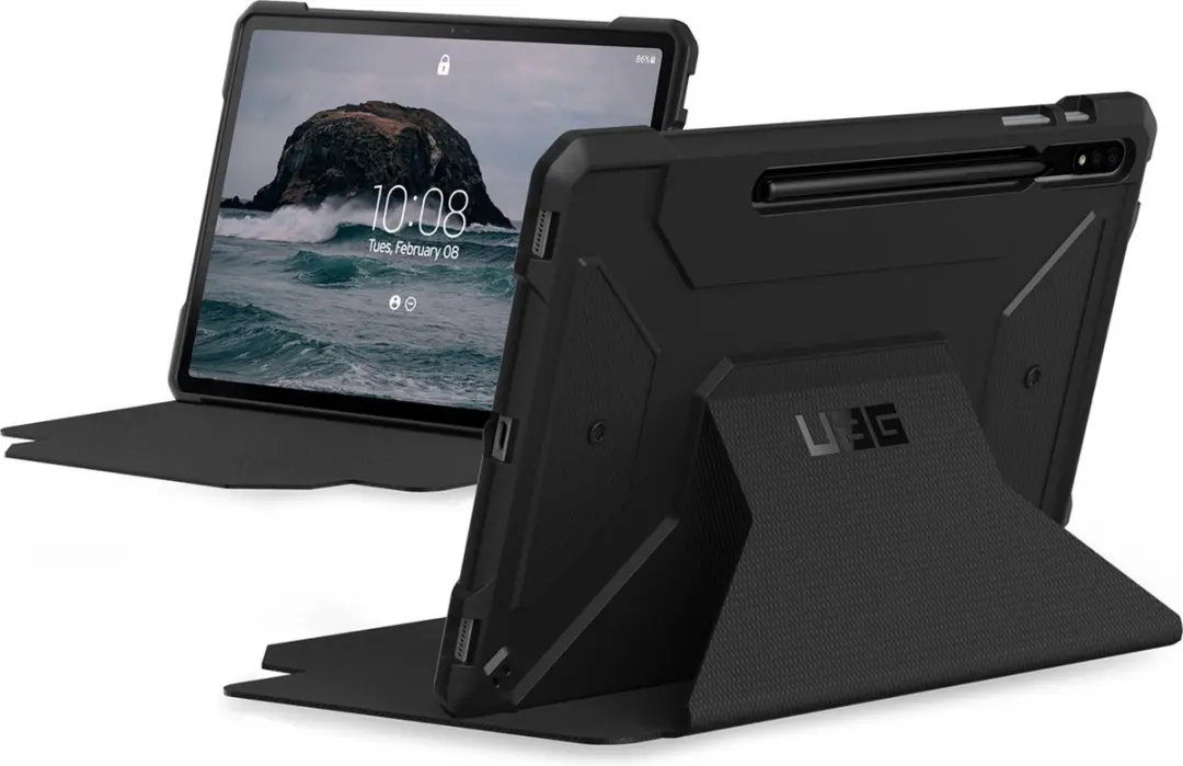Urban Armor Gear Metropolis Hoes - Samsung Galaxy Tab S8 - Zwart - 224011114040 - afbeelding 6 van 6