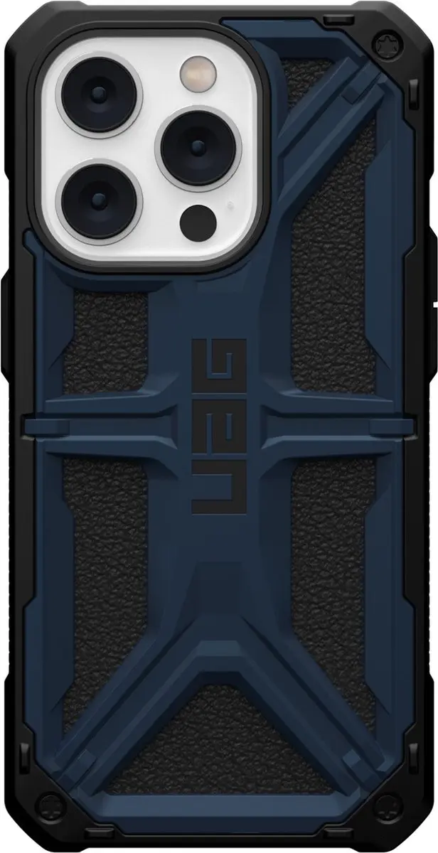 Urban Armor Gear Monarch Hoesje iPhone 14 Pro - Blauw - 114034115555 - afbeelding 2 van 6