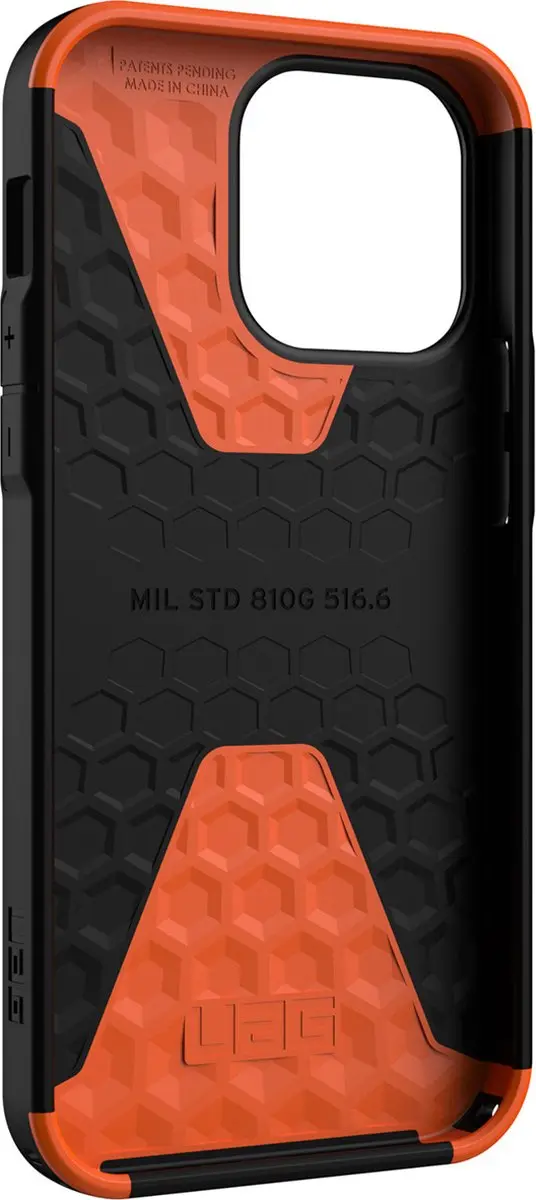 Urban Armor Gear Civilian Mag Hoesje 114039114040 - iPhone 14 Pro Max - Zwart - afbeelding 5 van 6