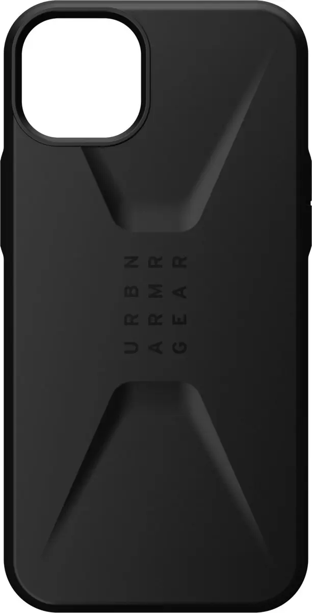 Urban Armor Gear Civilian iPhone 14 Plus Hoesje - Zwart - afbeelding 2 van 6