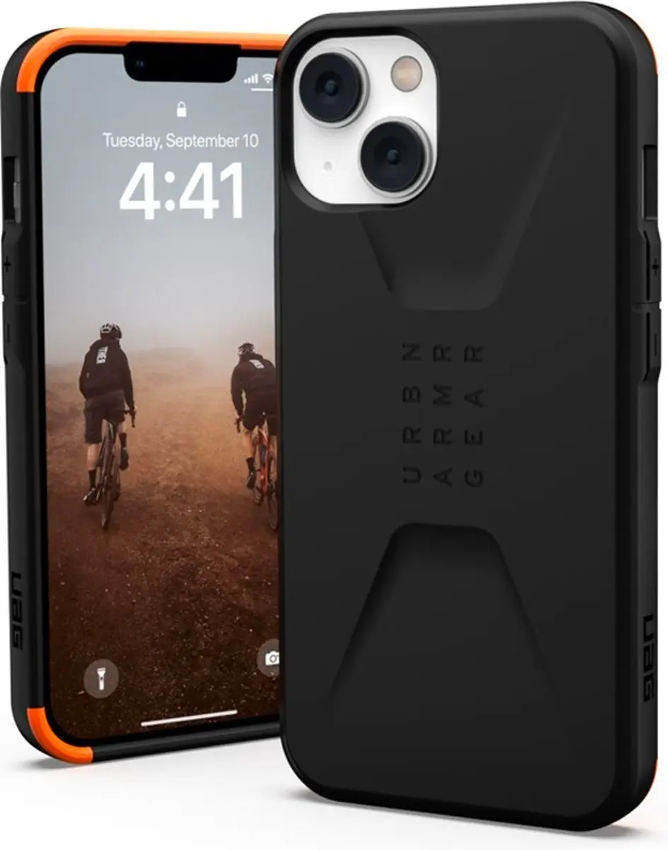 Urban Armor Gear Civilian iPhone 14 Plus Hoesje - Zwart - afbeelding 3 van 6