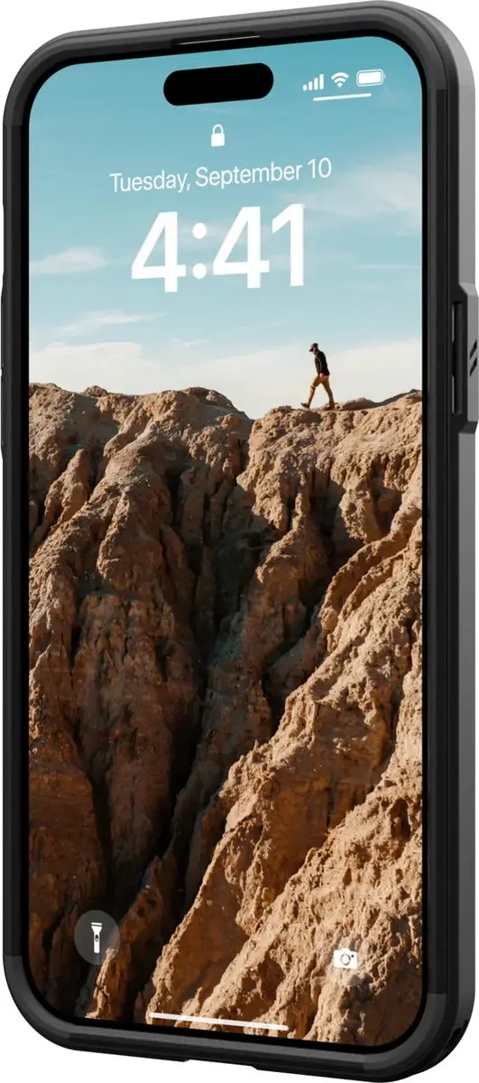 Urban Armor Gear Civilian Mag iPhone 15 Plus Hoesje - 114306114040 - Zwart - afbeelding 4 van 6