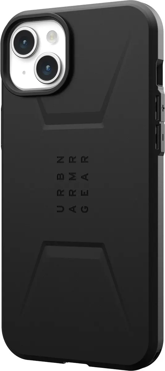 Urban Armor Gear Civilian Mag iPhone 15 Plus Hoesje - 114306114040 - Zwart - afbeelding 2 van 6
