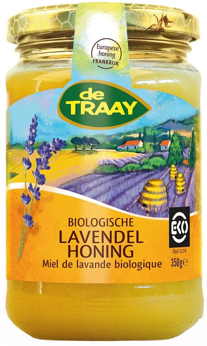 De Traay Lavendel Honing 350g - afbeelding 2 van 6