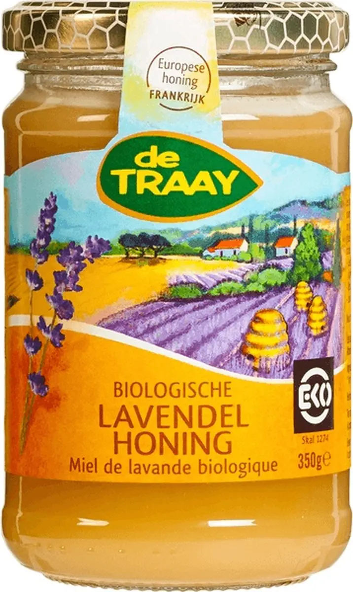 De Traay Lavendel Honing 350g - afbeelding 6 van 6