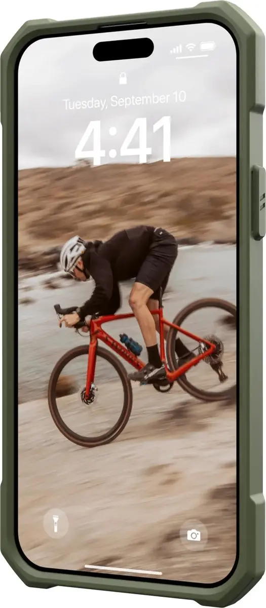 Urban Armor Gear Essential Armor Mag iPhone 15 Plus Hoesje - Zwart - afbeelding 3 van 6
