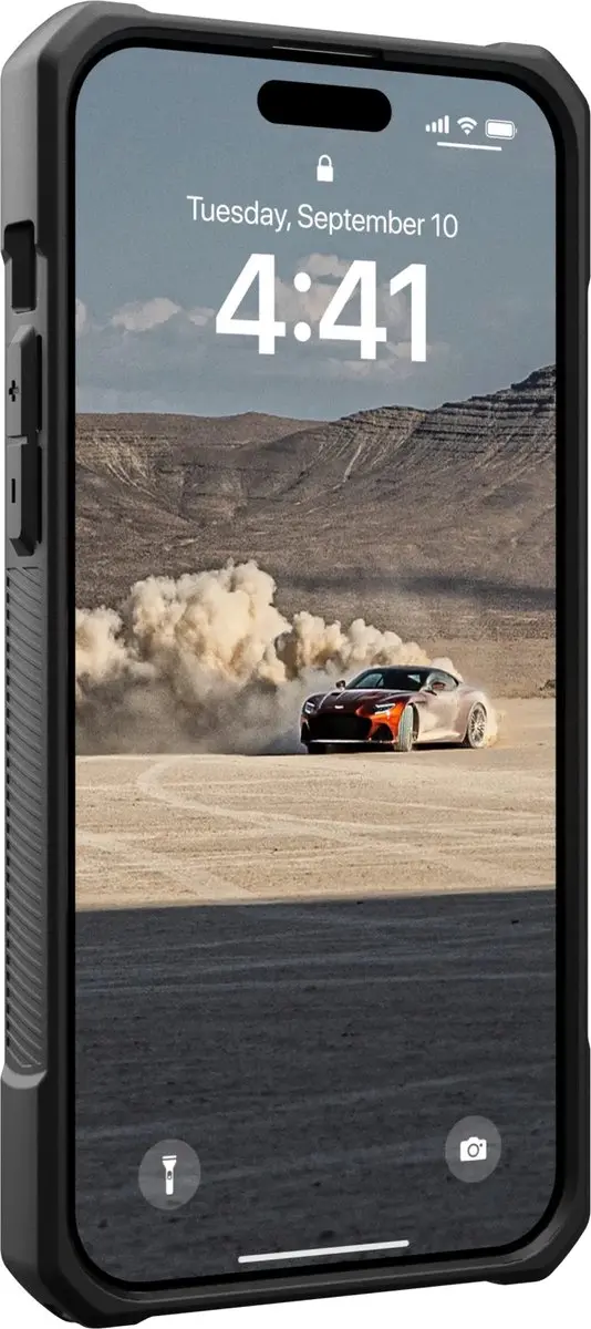 Urban Armor Gear Monarch Hoesje 114309113940 - iPhone 15 Plus - Zwart - afbeelding 4 van 6