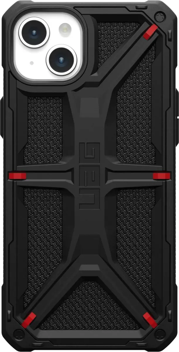 Urban Armor Gear Monarch Hoesje 114309113940 - iPhone 15 Plus - Zwart - afbeelding 2 van 6